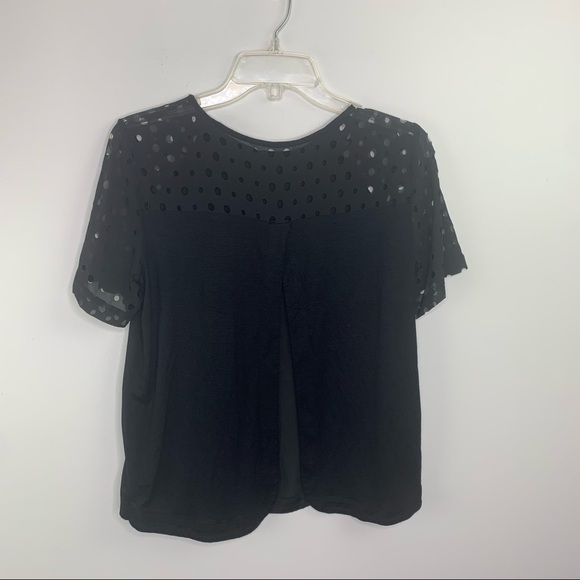 BCBGeneration NWT black top laser cut small - Picture 5 of 7
